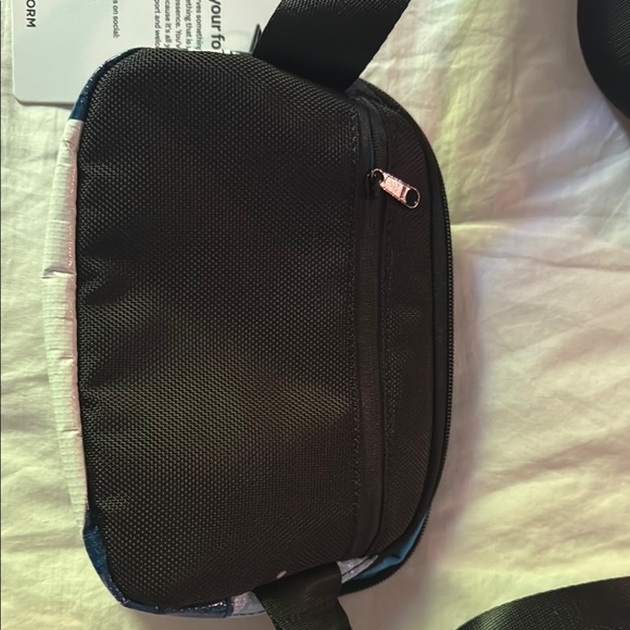 Blue and White Men's Crossbody Bag - Picture 4 of 4